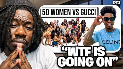 50 women vs 1 namegucci.